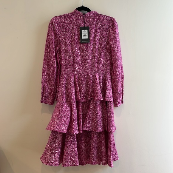 Who What Wear Pink Leopard Dress - Picture 7 of 8